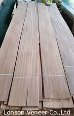 1MM έπιπλα Sapele Wood Veneer Sapelli Flat Cut Panel Α' βαθμού