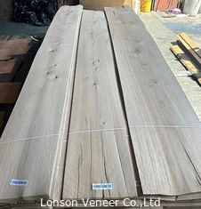 2.0mm Knotty White Oak Wood Veneer For Retro Style Furniture Προϊόντα σε απόθεμα