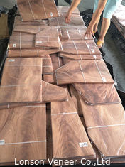 Εξωτική ξύλινη περικοπή 0.5mm φετών σκληρού ξύλου καπλαμάδων διακοσμήσεων πολυτέλειας