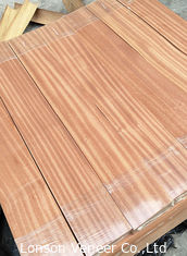 Το Sapele που κατασκευάστηκε ξύλινο τέταρτο καπλαμάδων δαπέδων έκοψε το πάχος 0.45mm