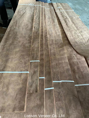 Αφρικανική Bubinga Pomelle 0,45 mm A Grade για έπιπλα εσωτερικής διακόσμησης