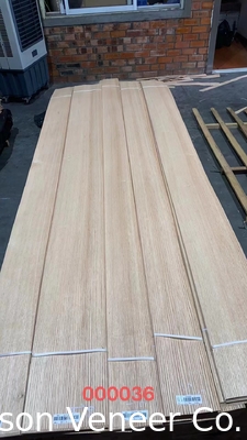 Κόκκινη βελανιδιά ξύλο Φανίρισμα Quercus 0.5mm πίνακα βαθμού AA σε απόθεμα 100.000 τετραγωνικά μέτρα