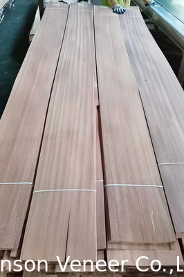 1MM sapele ξύλινο φινέρισμα Sapelli Flat Cut Panel AA Grade Έπιπλα πόρτα