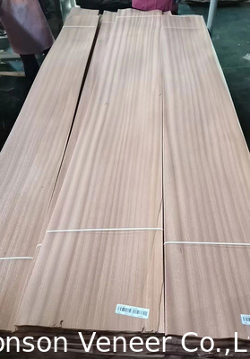 1MM sapele ξύλινο φινέρισμα Sapelli Flat Cut Panel AA Grade Έπιπλα πόρτα