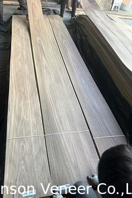 Κροάνα κόψιμο αμερικανικό φασόλι Walnut φυσική AA βαθμός πάχος 0,42 mm ελαφρύ χρώμα